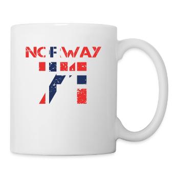 Football club team party em wm NORWAY 71 - Mug blanc - blanc - Droite