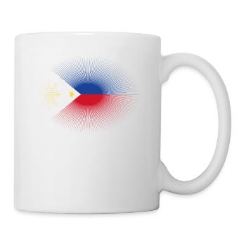 Heimatliebe heimat sonne schein flagge stolz Phili - Mug - white - Right
