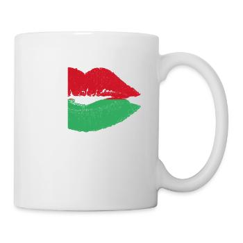 Kiss love kuss lippen queen prinzessin Madagaskar - Tasse - Weiß - Rechts