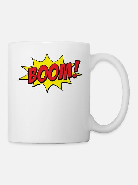 Boom Kloppo! - Tasse - Weiß