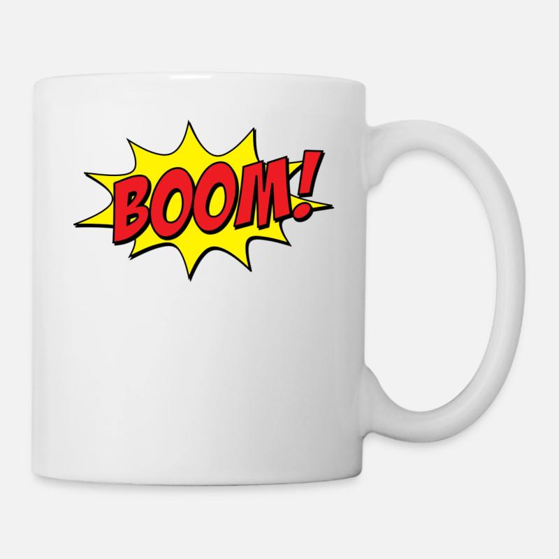 Boom Kloppo! - Tasse - Weiß