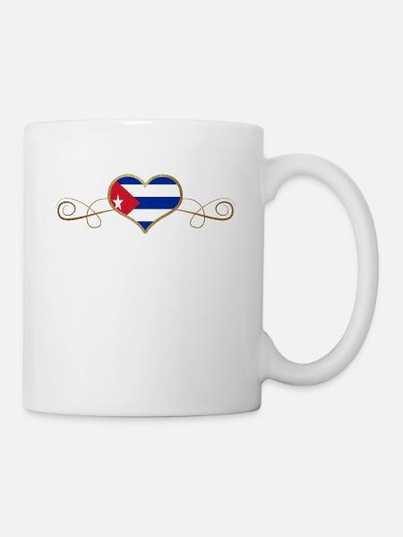 Gold Love pays racines Cuba - Mug blanc - blanc