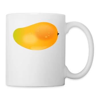 Mango Obst Frucht Essen Gesund Geschenkidee Frisch - Tasse - Weiß - Rechts