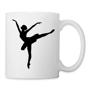 Ballet Ballerina - Tasse - Weiß - Rechts