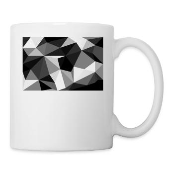 Polygon Black and White - Mug - white - Right