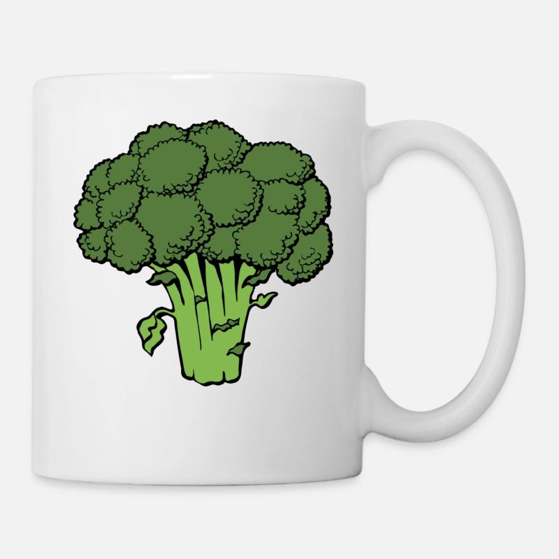 brocoli - Mug blanc - blanc