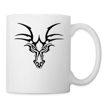 dragon head - Mug - white - Right