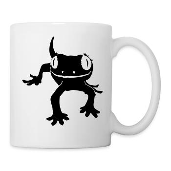 Crested Gecko - Tasse - Weiß - Rechts