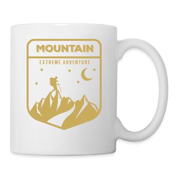 Mountain mountain hiking gift - Mug - white - Right