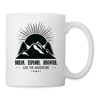 Rêve - Explorer - Découvrir - Mug blanc - blanc - Droite