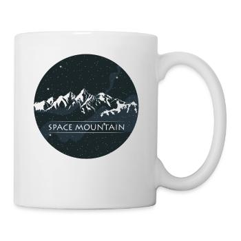 Space mountain hiking mountain gift - Mug - white - Right