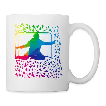 Gardien de but de Floorball - Mug blanc - blanc - Droite