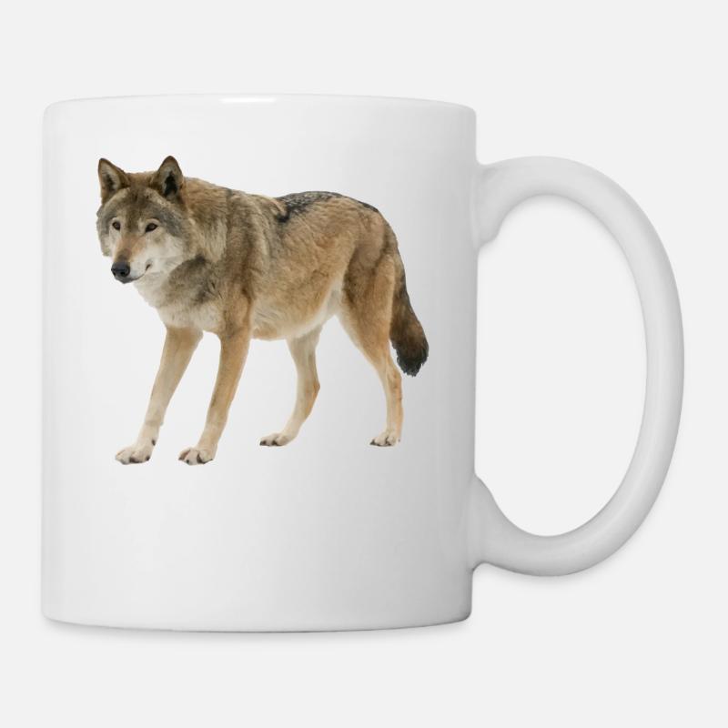 Wolf - Tasse - Weiß