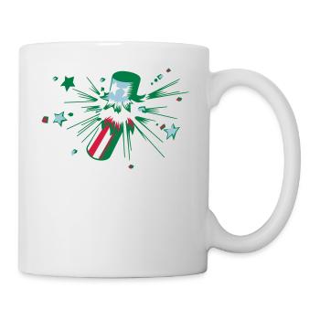 Explosion Pops idée cadeau Fireworks Party - Mug blanc - blanc - Droite