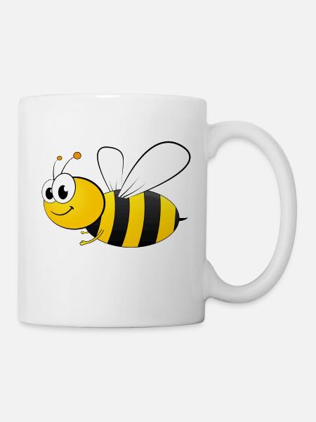 fleißiges Bienchen - Mug blanc - blanc