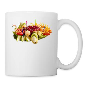 Leckeres Obst - Tasse - Weiß - Rechts
