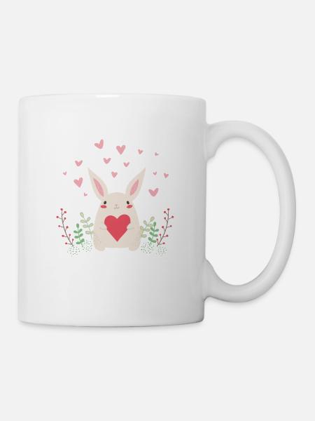Hasenliebe - Tasse - Weiß