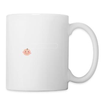 Baby wird geladen - Tasse - Weiß - Rechts