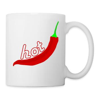 idée de piment chili piment cadeau chaud - Mug blanc - blanc - Droite