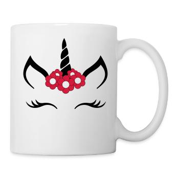 flowers Unicorn - Mug - white - Right