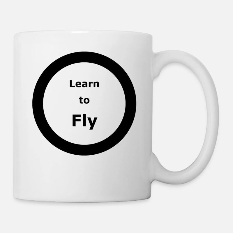 Template 3000x3000 CIRCLE Learn to Fly 2 - Mug - white