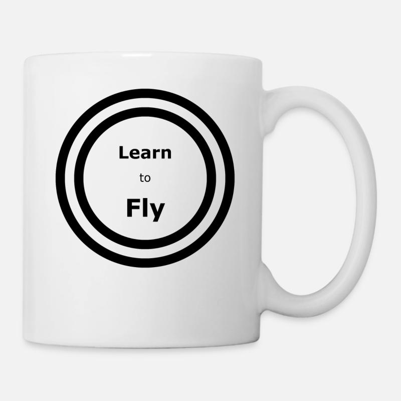 Learn to Fly - Songtext - Tasse - Weiß