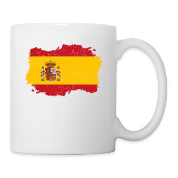 Roots Wurzeln Flagge heimat Land Spanien png - Tasse - Weiß - Rechts