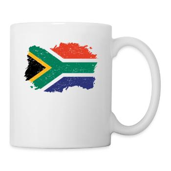 Roots roots flag homeland country south africa png - Mug - white - Right