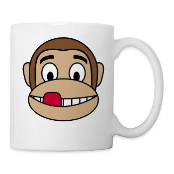 Cool Monkey Tongue - Mug - white - Right