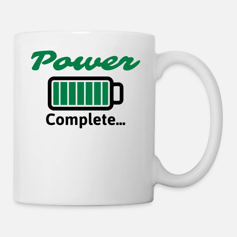 Power Complete... - Tasse - Weiß