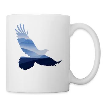 ADLER motif design gift idea birthday style - Mug - white - Right