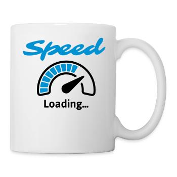 Speed Loading... - Tasse - Weiß - Rechts