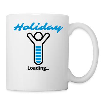 Holiday Loading... - Tasse - Weiß - Rechts