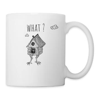 crazy house retro vintage sw - Mug - white - Right