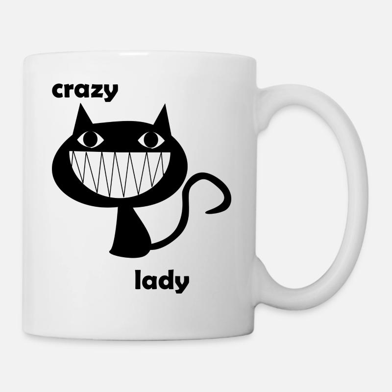 Crazy Cat Lady - Tasse - Weiß