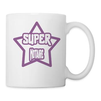 Super Notaire cadeau - Mug blanc - blanc - Droite
