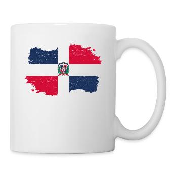 indigène Drapeau Roots Roots Re dominicaine - Mug blanc - blanc - Droite