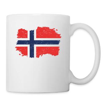 Roots Wurzeln Flagge heimat Land Norwegen png - Tasse - Weiß - Rechts