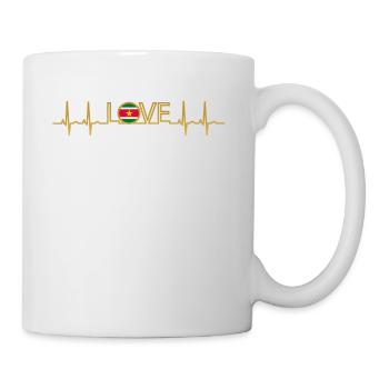 ekg amour racines de la maison de la maison wurzlen Suriname png - Mug blanc - blanc - Droite