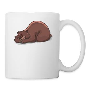 Sleeping Bear tired and sweet - Mug - white - Right