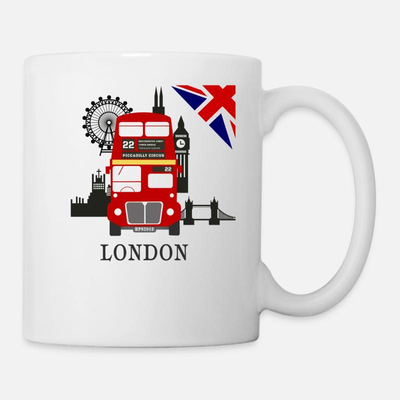 Angleterre, Londres, sightseeing, - Mug blanc - blanc