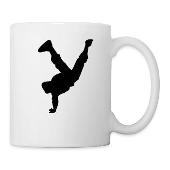 break dancing - Mug - white - Right