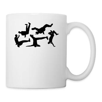 break dancing - Mug - white - Right