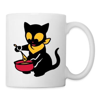 Georgie a du bol - Mug blanc - blanc - Droite