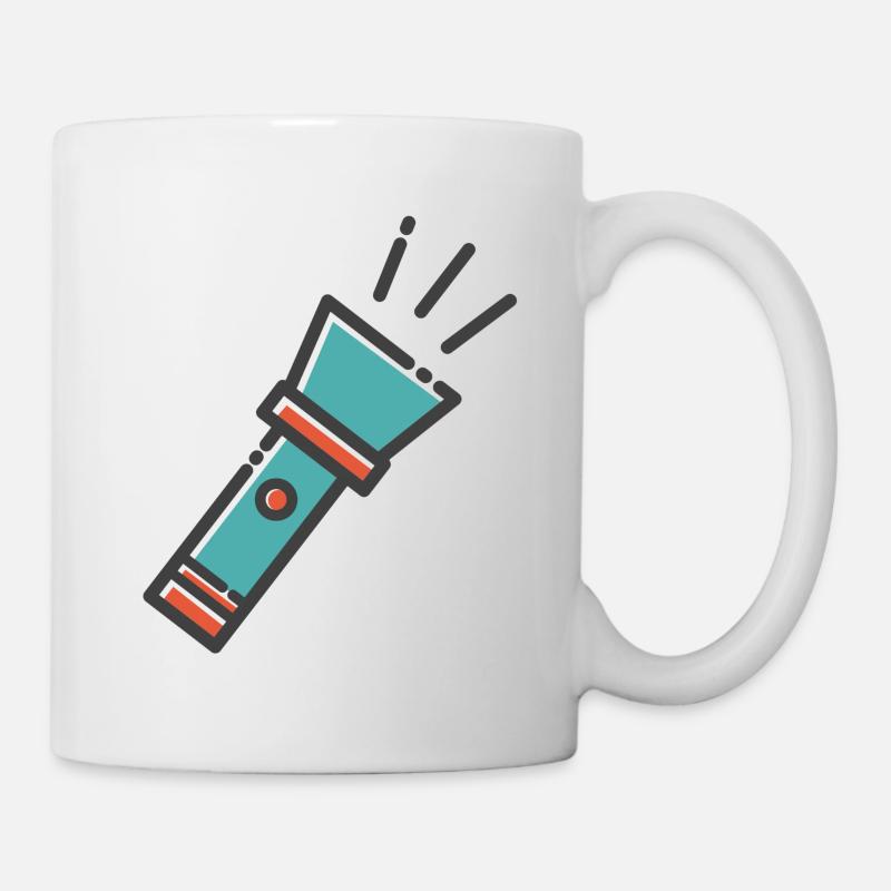 flashlight - Mug - white