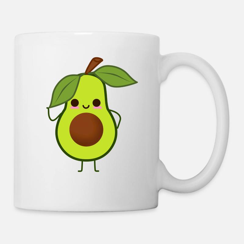 Süße Avocado - Tasse - Weiß