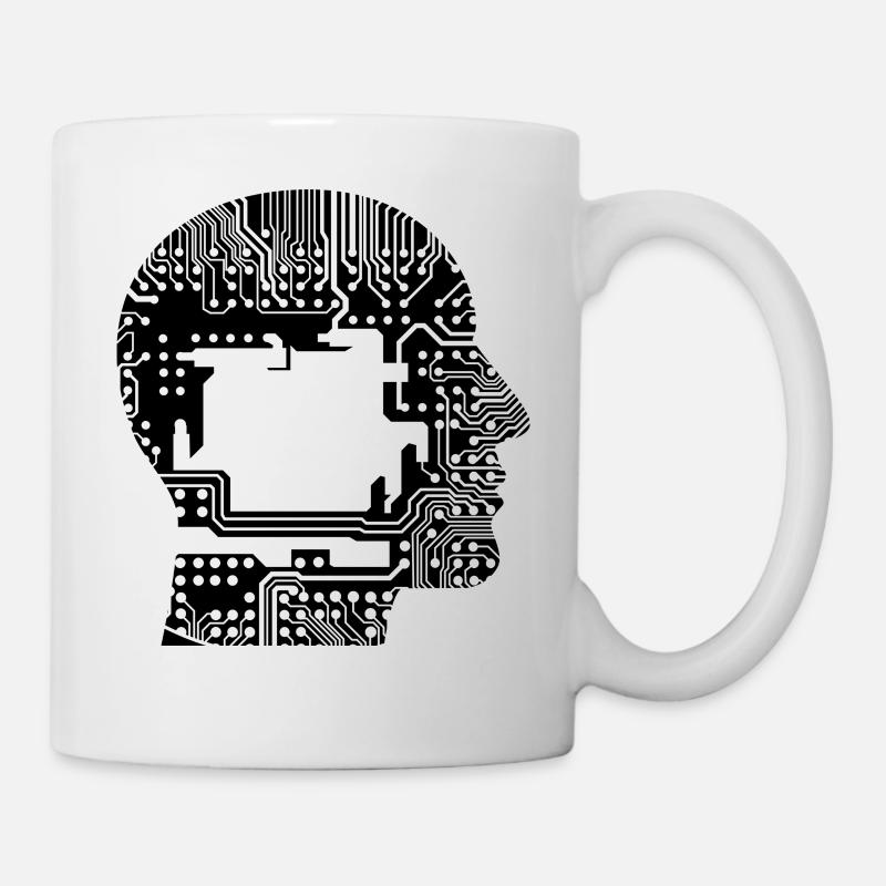 Head off circuits - Mug - white