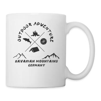 outdoor, adventure, Bavaria, mountains, - Mug - white - Right