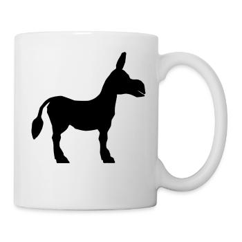 Esel - Tasse - Weiß - Rechts