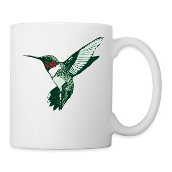 colibri - Mug blanc - blanc - Droite